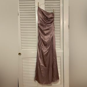 Galina Signature Mauve Asymmetrical Gown